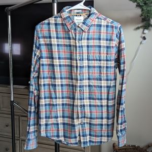 Denim and Flower flannel